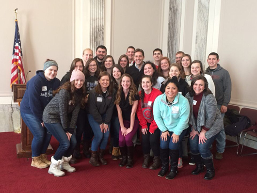 UNK Students for Life met with Senator Ben Sasse before the march to discuss the Pro-Life movement