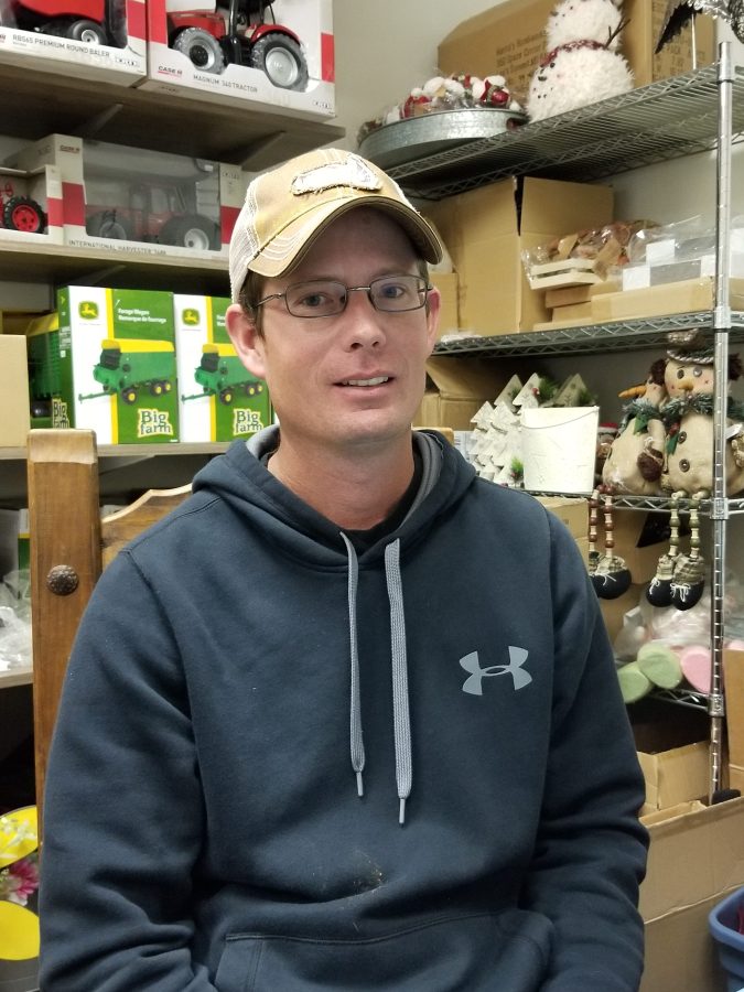 Andrew Erickson operates Andrew’s Garden, a farm-to-table produce store.
