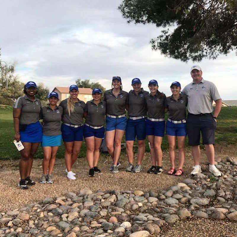 The+2019+Loper+Women%E2%80%99s+golf+team+at+their+first+tournament+of+the+spring+in+Arizona.