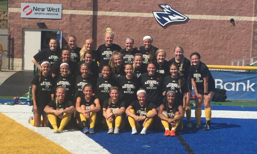 photo of the UNK Womens Soccer team