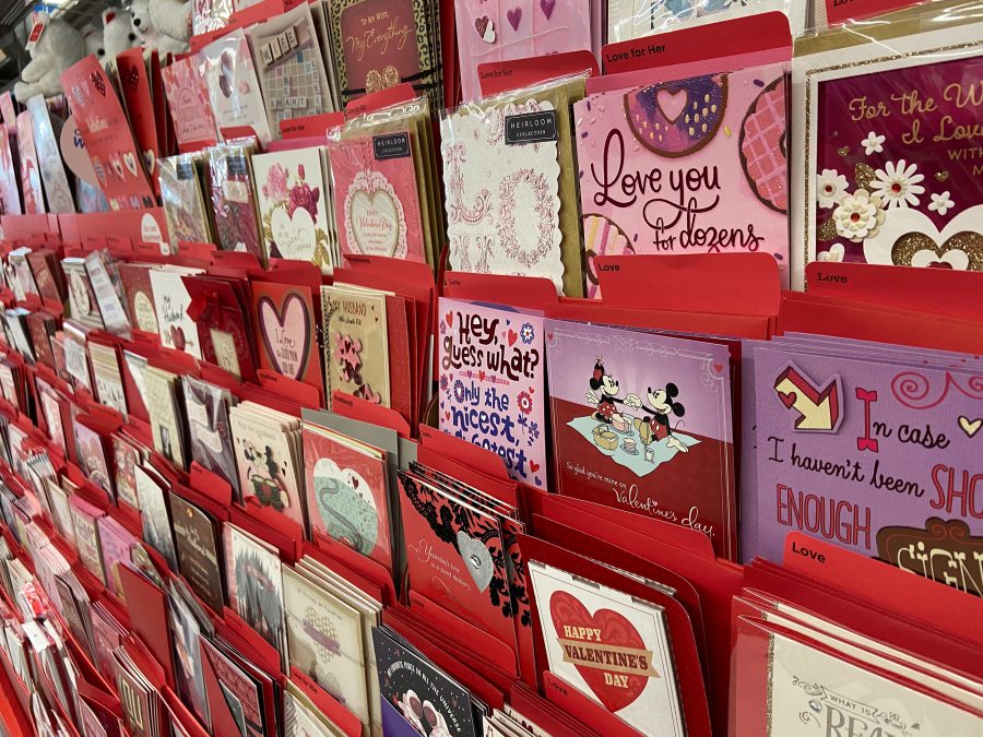 Many local businesses market off of Valentine’s Day through cards, gifts and dates.