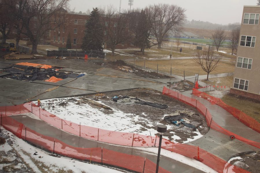 The projected finish time for the Cope Fountain continues to be set for a later date.