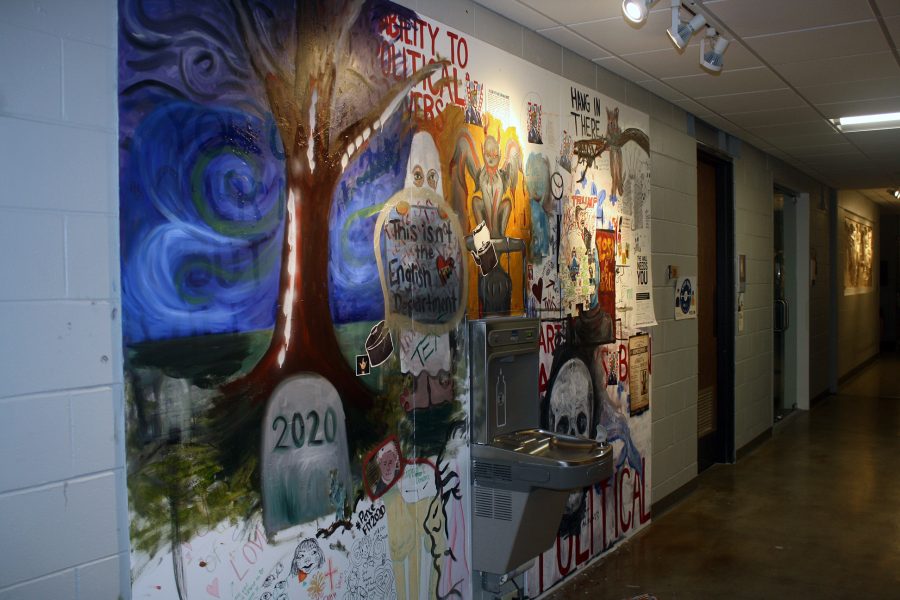 The Art wall has gone through several changes and revisions since its creation.