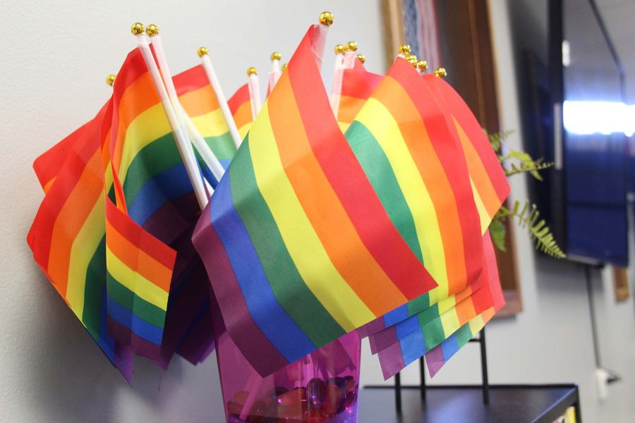 LGBTQ pride flags