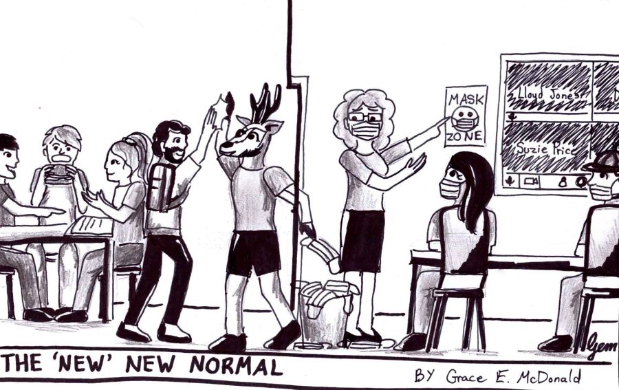 Student Cartoon About Mask Mandate