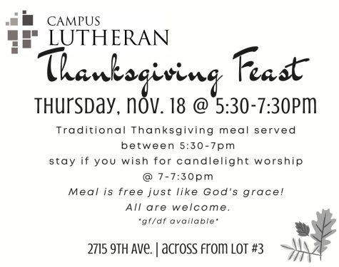 Campus Lutheran Thanksgiving Feast