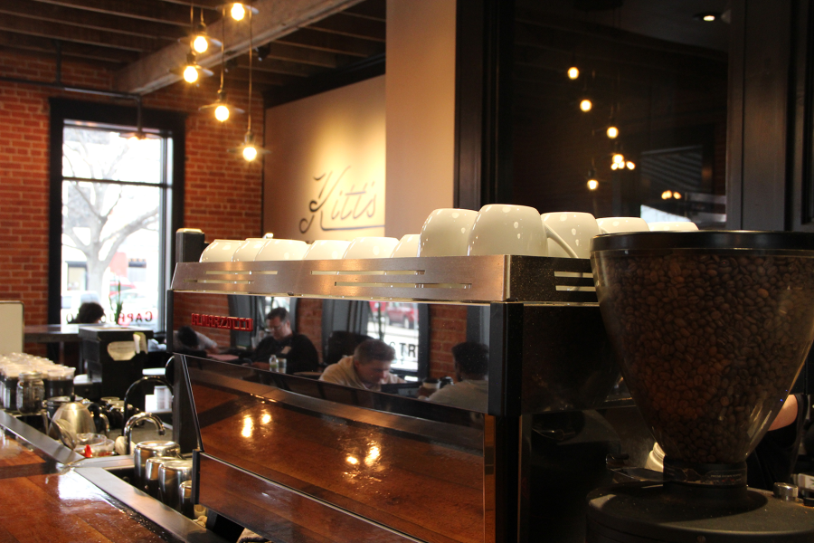 Kitt’s Kitchen & Coffee captures the “coffee shop vibe” with good company and drinks.