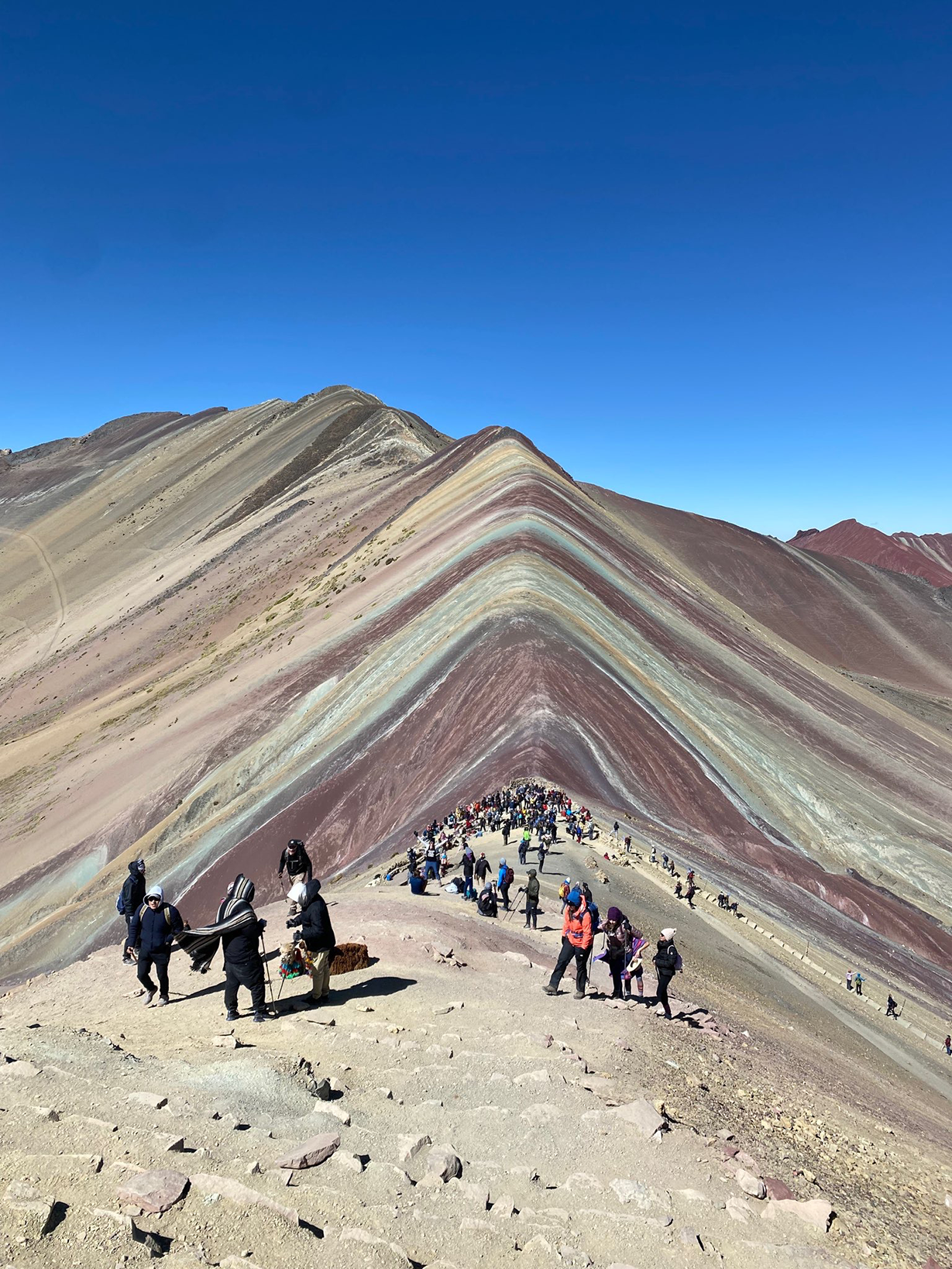 View of Peruvian hills