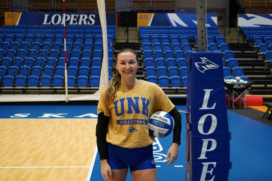 Minden native Jensen Rowse has played in every match for the Lopers this seasons. Photo provided by Kolton Maturey / Antelope Staff