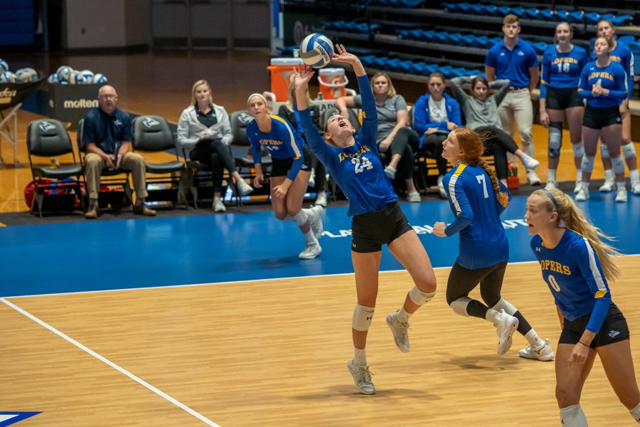 Rhianna Wilhelm became a consistent starter for the Lopers this weekend. Photo provided by Kylie Schwab / Antelope Staff