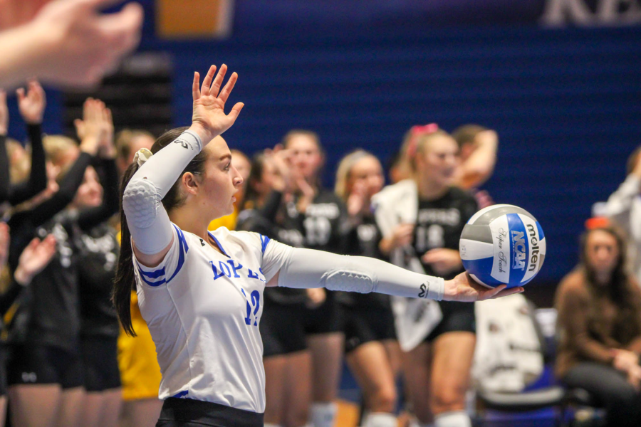 Jensen Rowse had 40 digs in the Lopers weekend games. Photo provided by Ethan McCormick / Antelope Staff
