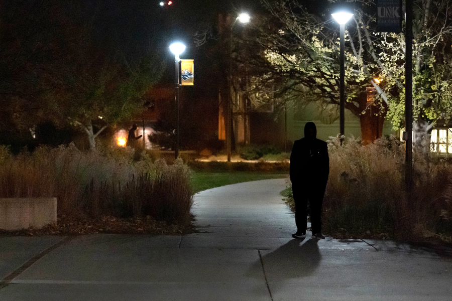 Safety concerns on the UNK campus. Photo provided by Kylie Schwab / Antelope Staff