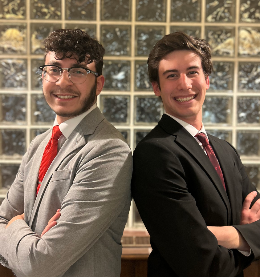 Temo Molina and Ethan Ciancio are running for Student Senate. Photo courtesy Ethan Ciancio