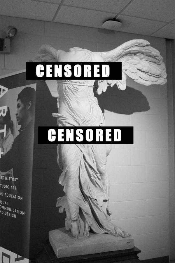 Statue Censored / Antelope Staff