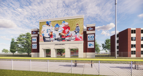 UNKs plan is to have a video board by fall 2024. Courtesy of UNK Athletics