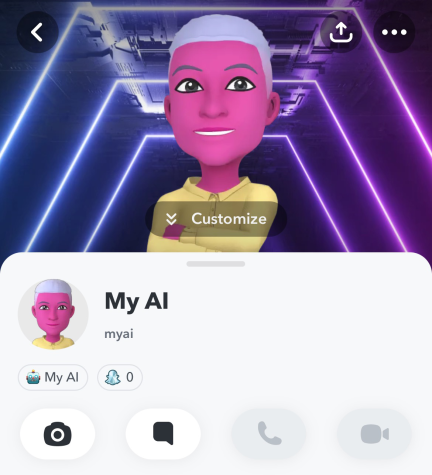 Snapchat rolled out a new feature giving users their own AI. Courtesy of Jill Smith