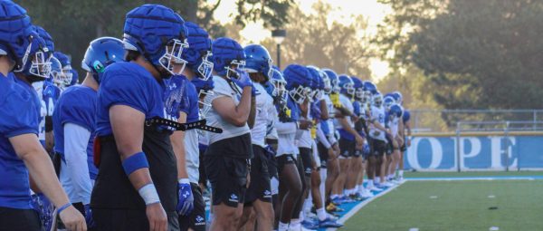 Loper football enters a new chapter under coach Ryan Held. The Lopers finished 8-3 record a season ago, just missing out on the postseason. Photo by Shelby Berglund / Antelope Staff