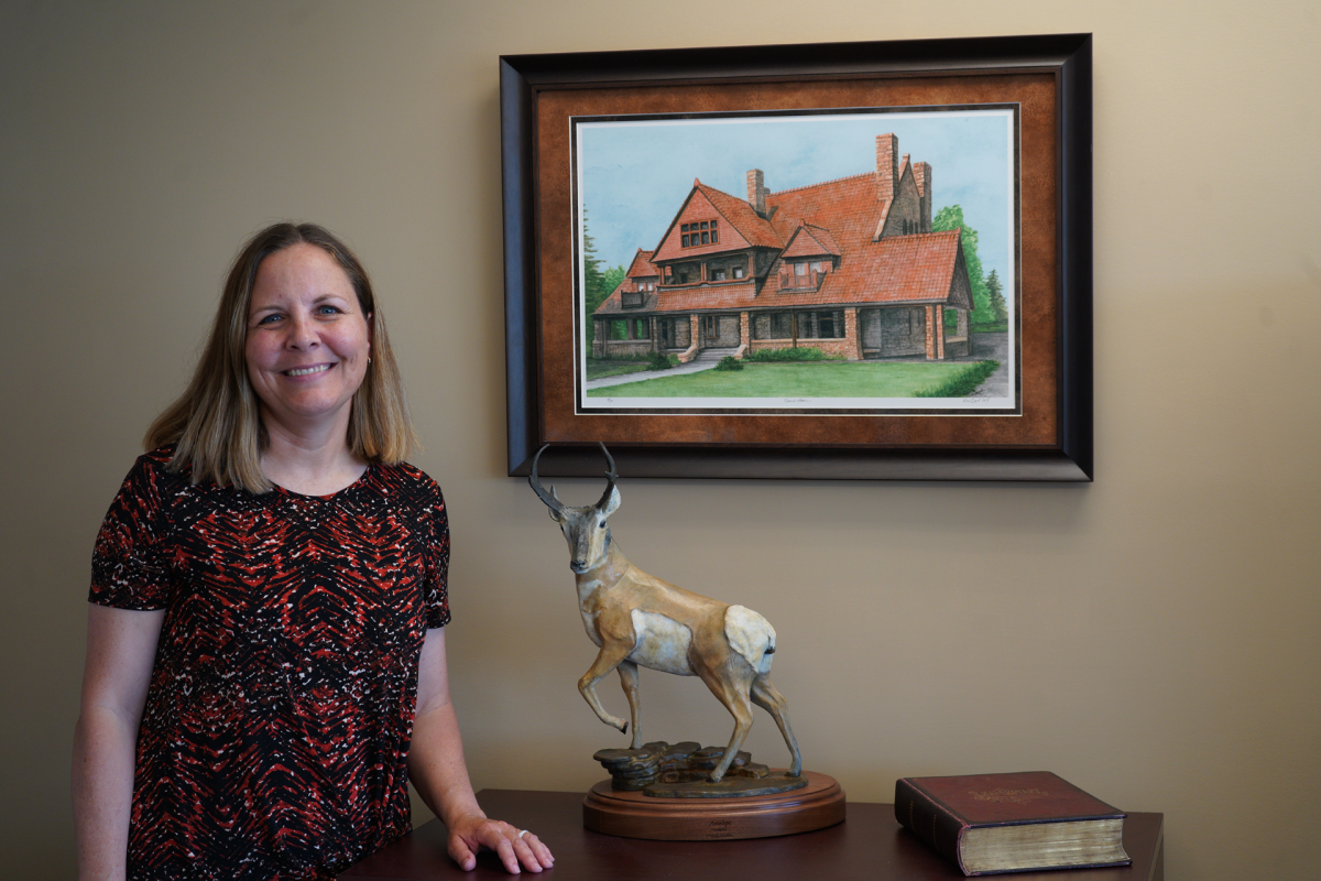 Julie Shaffer will serve as the senior vice chancellor for one year or until the position is permanently filled. Photo by Kolton Maturey / Antelope Staff