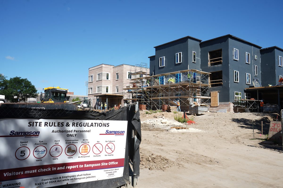 Sorority members are expected to move in January 2024. Photo by Kolton Maturey / Antelope Staff
