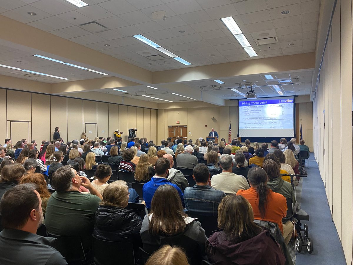 UNKs budget cuts were announced in November 2023 and approved by the Board of Regents this February. Photo by Jenna Heinz / Antelope Staff