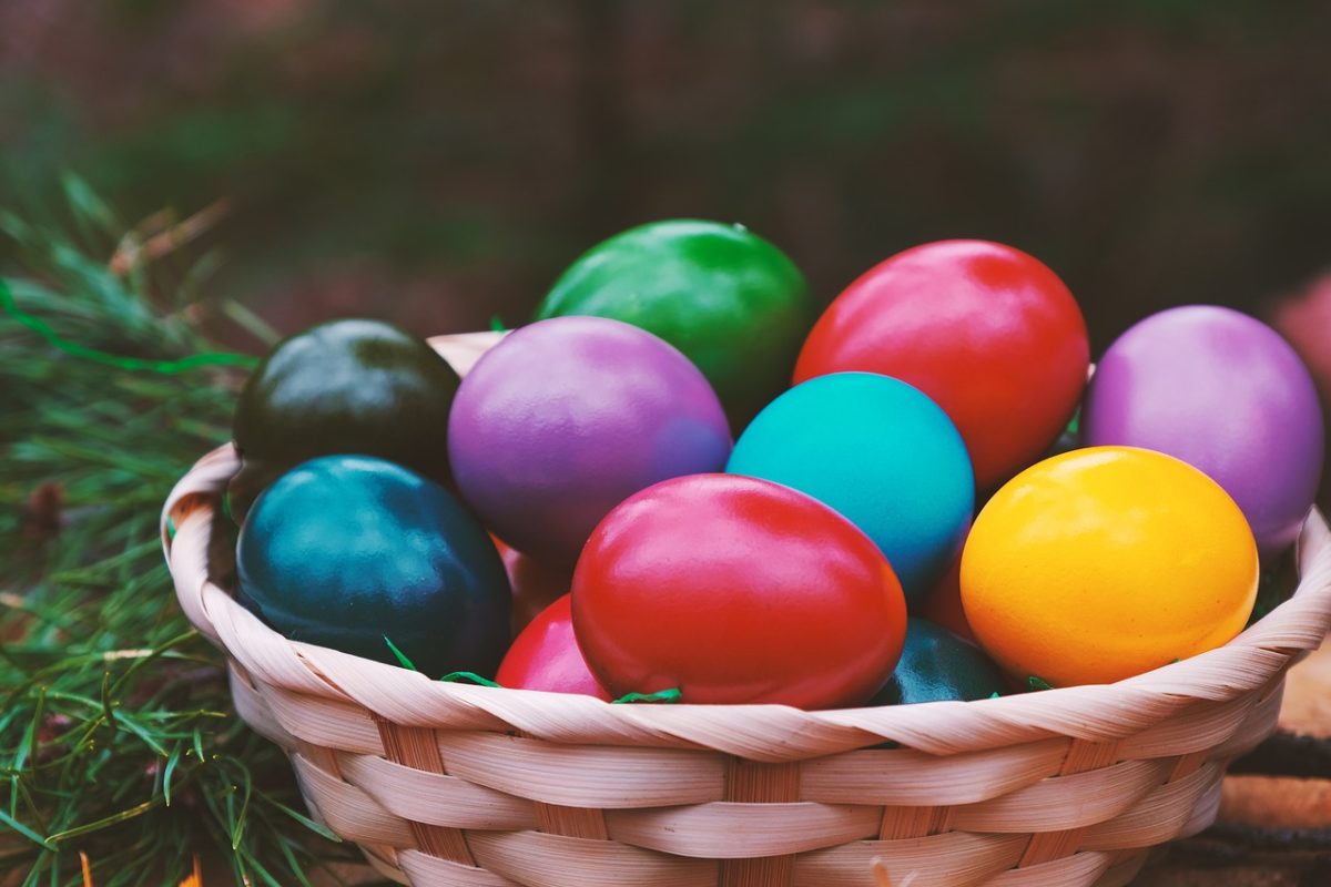 Students scramble for golden egg in campus-wide Easter egg hunt