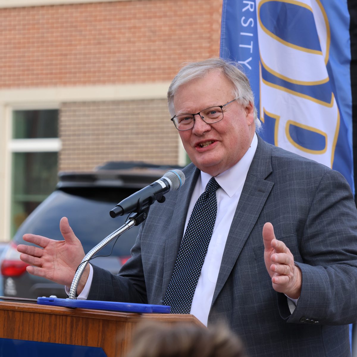 UNK moved to the MIAA during Doug Kristensens tenure. Photo by Jenna Heinz / Antelope Staff