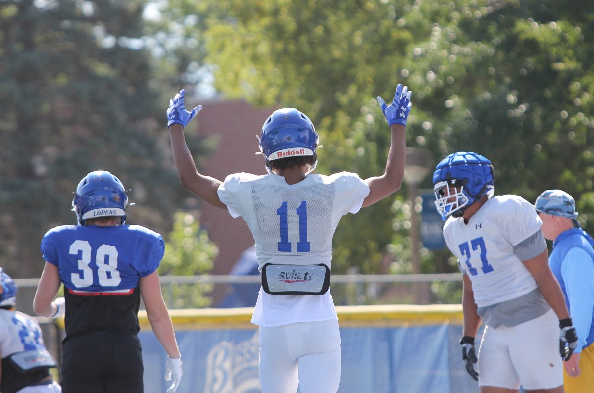 Iowa Central transfer wide receiver Tavis Maloy caught 13 passes for 242 yards last season. Photo by Jon Willis / Antelope Staff