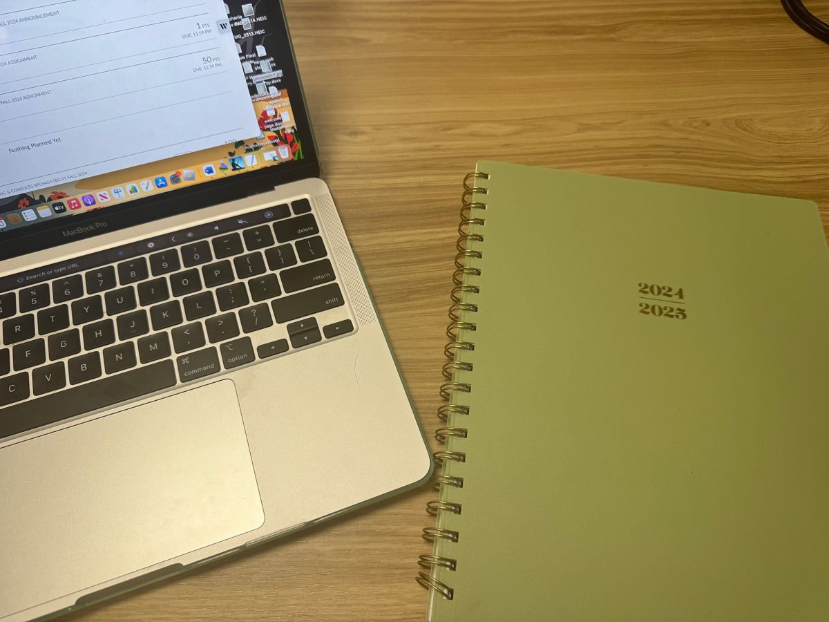 A planner can be a useful tool in being organized and finding peace in a busy schedule. Photo by Maddi Pierce / Antelope Staff