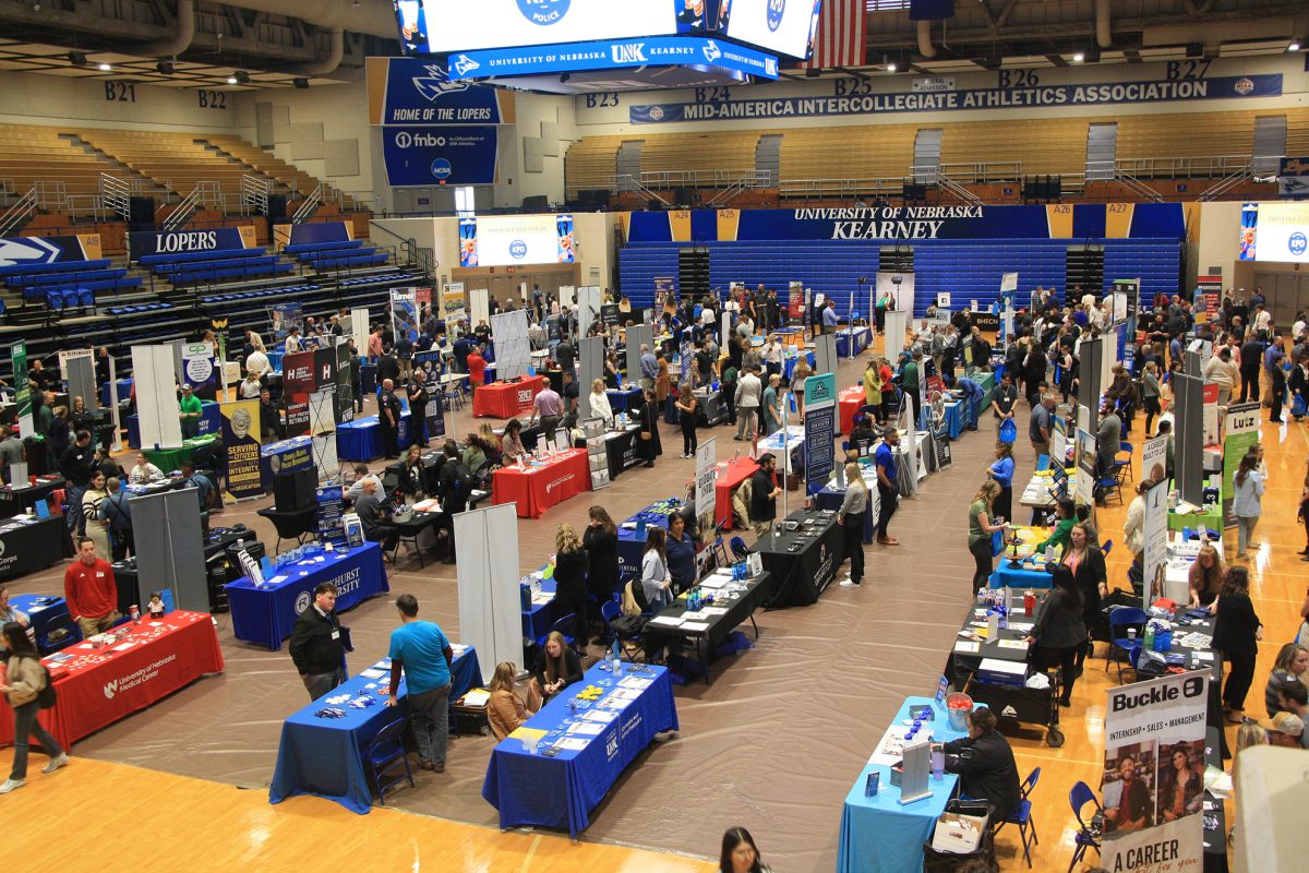 The Career and Internship Fair was held in early October. Photo by Lily Roby / Antelope Staff