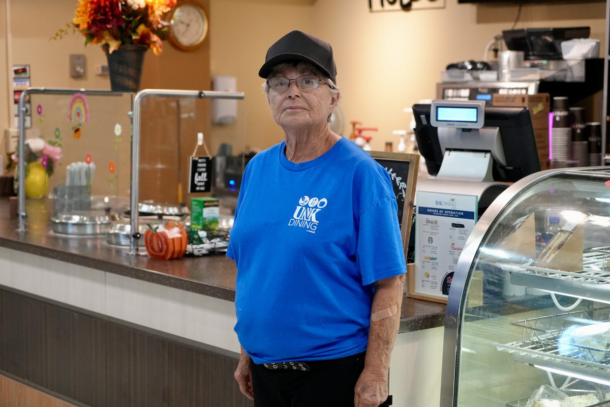 Berneta DeBoer has worked as part of the University's food services for almost 30 years. Photo by Lily Roby / Antelope Staff