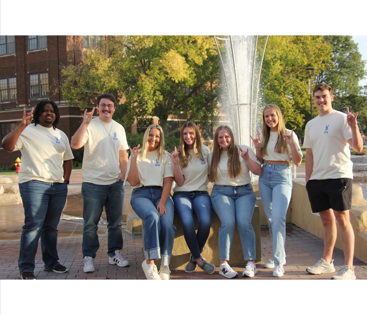 Homecoming royalty finalists include Shawn Peterson, Caleb Wiseman, Olivia Lawless, Courtney Cox, Sydney Owen, Lily Seibert, Lance Haberman and Joey Orellana (not pictured). Photo by Jenju Peters / Antelope Staff