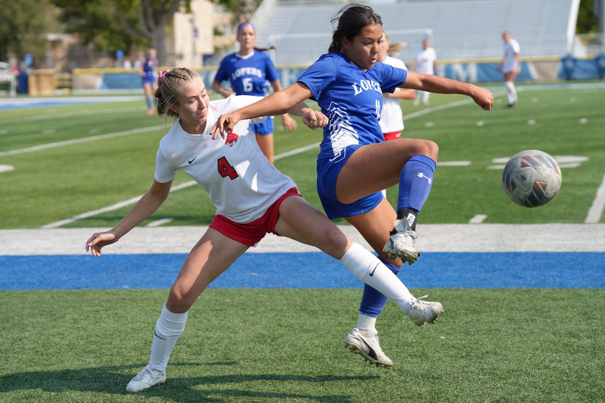 Freshman forward Billie Forrest is averaging over 28 minutes a game with eight shots. Photo by Gabby Roche / Antelope Staff