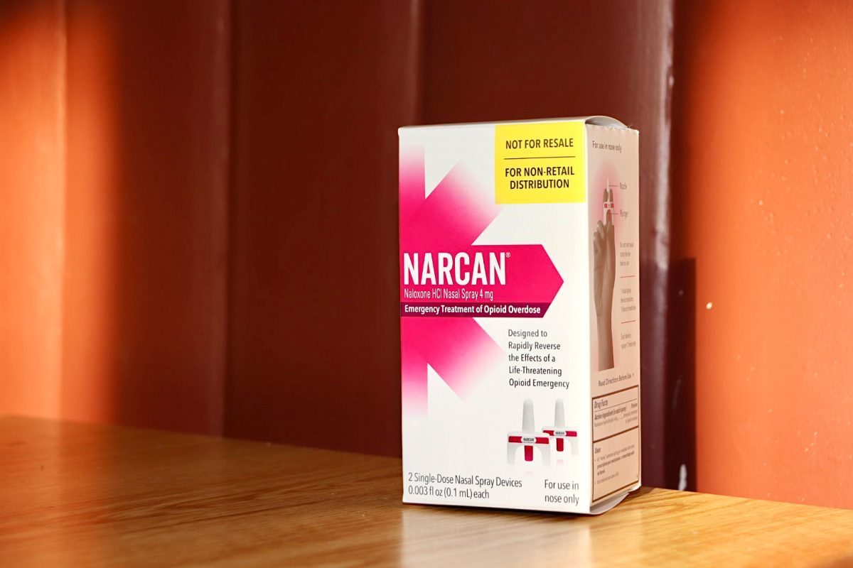 Two Rivers gave free Narcan to students in September. Photo by Gabby Roche / Antelope Staff