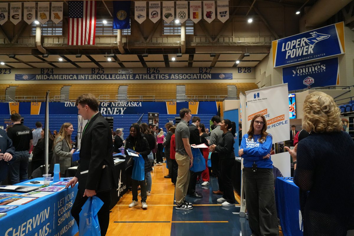 There is a career and internship fair every fall and spring.  Photo by Jenju Peters / Antelope Staff