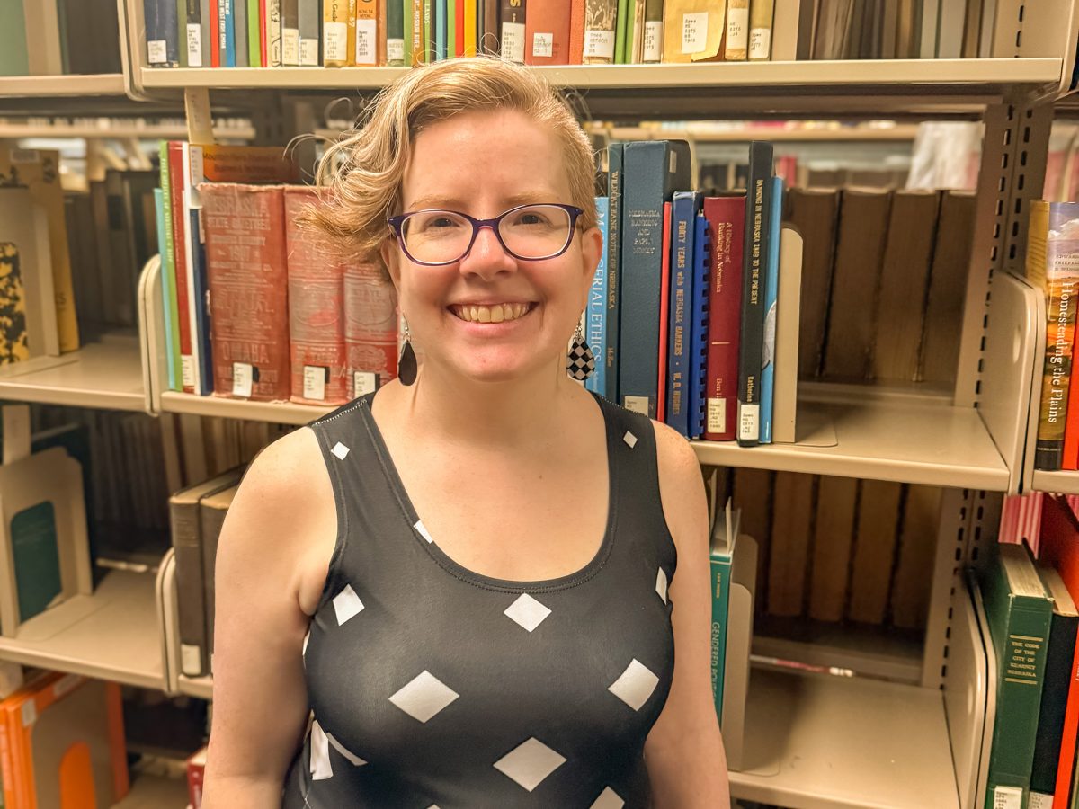 Laurinda Weisse has archived UNK's history since 2014. Photo by Maryann Kassner / Antelope Staff